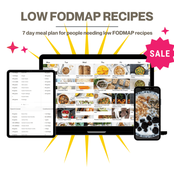 Low FODMAP meal plan - 7 day menu